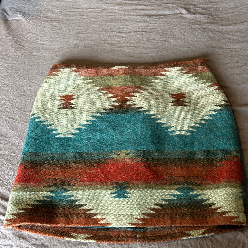 Multicolor Patterned Women's Skirt